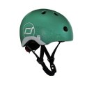 SCOOTANDRIDE - Kask z odblaskami XXS-S dla dzieci 1-5 lat Forest Owl