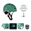 SCOOTANDRIDE - Kask z odblaskami XXS-S dla dzieci 1-5 lat Forest Owl