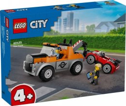 LEGO Klocki City 60435 Samochód pomocy drogowej i naprawa sportowego auta