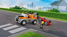 LEGO Klocki City 60435 Samochód pomocy drogowej i naprawa sportowego auta