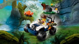 LEGO Klocki City 60424 Quad badacza dżungli z pandą czerwoną