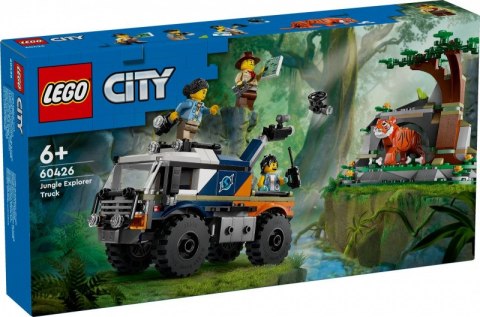 LEGO Klocki City 60426 Terenówka badacza dżungli