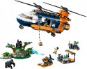 LEGO Klocki City 60437 Helikopter badaczy dżungli w bazie