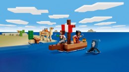 LEGO Klocki Minecraft 21259 Rejs statkiem pirackim