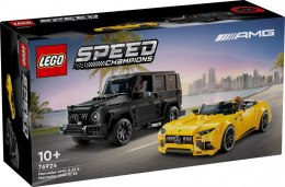 LEGO Klocki Speed Champions 76924 Mercedes-AMG G 63 i Mercedes-AMG SL 63