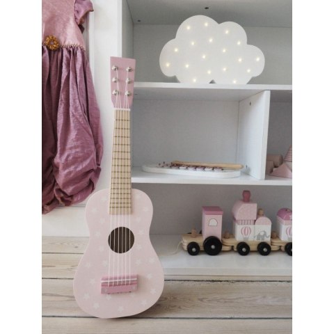 Drewniana gitara pastelowy różowy Jabadabado Drewniana gitara pastelowy różowy Jabadabado