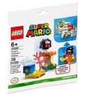 LEGO Klocki Super Mario 30389 Fuzzy i platforma z grzybem