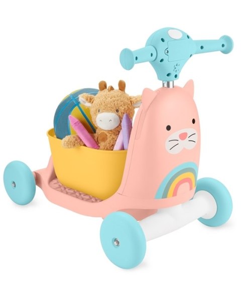 Skip Hop Hulajnoga, Jeździk i Pchacz dla Dziecka 3w1 Kot ZOO Skip Hop Hulajnoga, Jeździk i Pchacz dla Dziecka 3w1 Kot ZOO