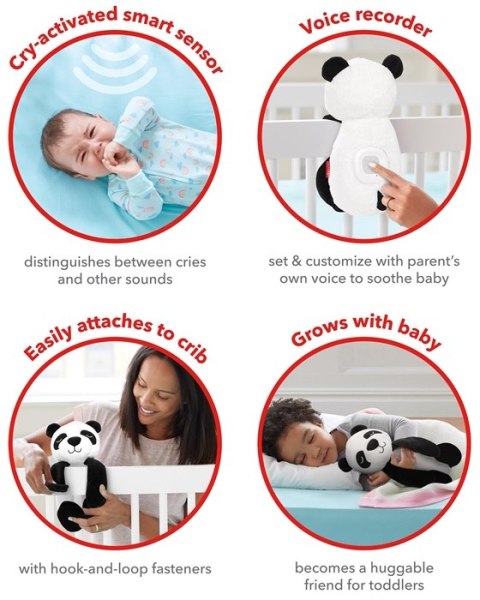 Skip Hop Szumiąca Pozytywka z Funkcją Nagrywania Dźwięku Panda Skip Hop Szumiąca Pozytywka z Funkcją Nagrywania Dźwięku Panda
