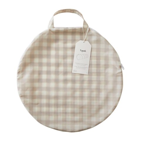 3 Sprouts Tunel do Zabawy Gingham Beige 3 Sprouts Tunel do Zabawy Gingham Beige