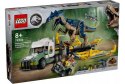 LEGO Klocki Jurassic World 76966 Dinomisje: ciężarówka do transportu allozaura