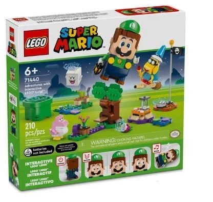 LEGO Klocki Super Mario 71440 Przygody z interaktywną figurką LEGO Luigi