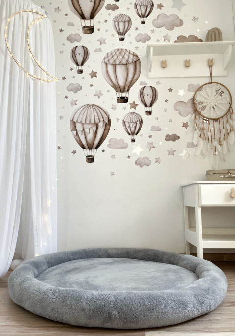 Mata dla dziecka GNIAZDO PLUSH grafitowe Mata dla dziecka GNIAZDO PLUSH grafitowe