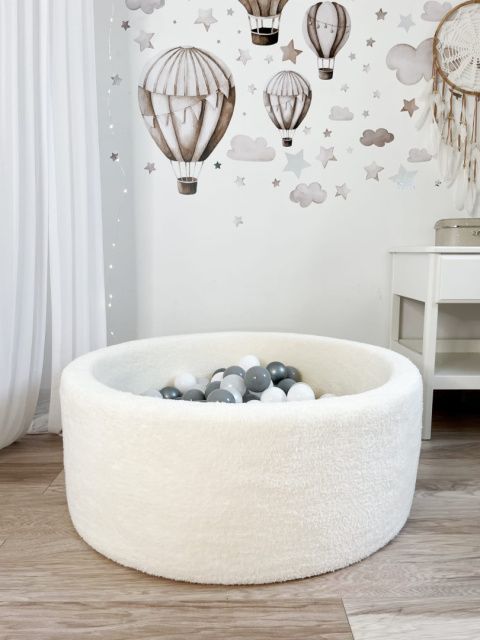 Suchy basen z piłeczkami 30x90 PLUSH KREM Suchy basen z piłeczkami 30x90 PLUSH KREM