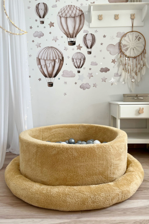 Suchy basen z piłeczkami 30x90 PLUSH MUSZTARDA Suchy basen z piłeczkami 30x90 PLUSH MUSZTARDA
