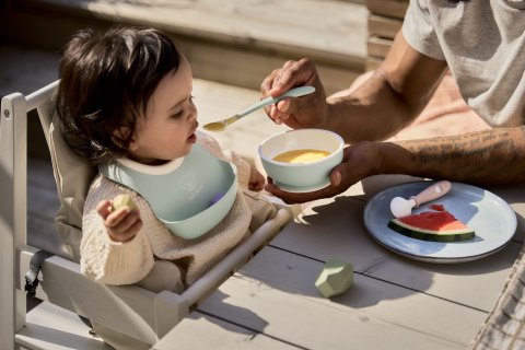 BABYBJORN - Zestaw do karmienia 3 szt. - Powder Green BABYBJORN - Zestaw do karmienia 3 szt. - Powder Green