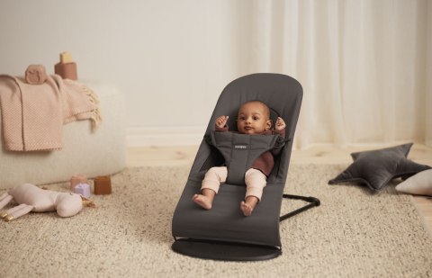 BABYBJORN - leżaczek BALANCE SOFT WOVEN/JERSEY Tri Fabric, Ciemny Szary + zabawka do leżaczka - Googly Eyes BABYBJORN - leżaczek BALANCE SOFT WOVEN/JERSEY Tri Fabric, Ciemny Szary + zabawka do leżaczka - Googly Eyes