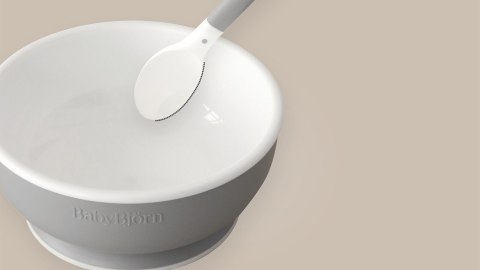 BABYBJORN - łyżeczki, 2 szt. - Light Grey BABYBJORN - łyżeczki, 2 szt. - Light Grey