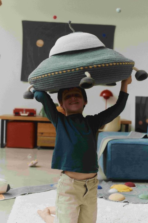 Kosz dekoracyjny UFO, "Mom, I want to be an astronaut" Lorena Canals Kosz dekoracyjny UFO, "Mom, I want to be an astronaut" Lorena Canals