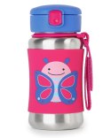 Skip Hop Bidon dla Dziecka Stalowy Motyl 350ml ZOO