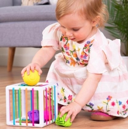 Fat Brain Toy Elastyczna Kostka InnyBin Fat Brain Toy Elastyczna Kostka InnyBin