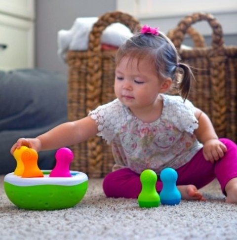 Fat Brain Toy Sorter Kolorowe Wańki Wstańki SpinnyPins Fat Brain Toy Sorter Kolorowe Wańki Wstańki SpinnyPins