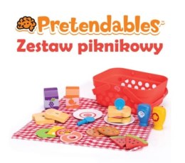 Fat Brain Toy Zestaw Piknikowy w Koszyku Pretendables