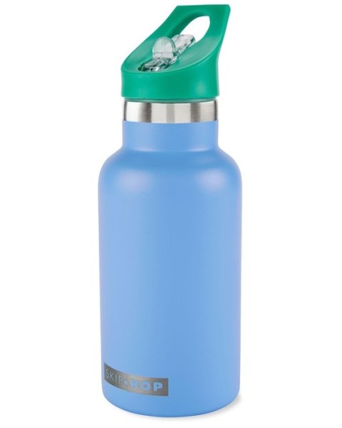 Skip Hop Butelka Termiczna z Ustnikiem i Naklejkami Blue 380ml Skip Hop Butelka Termiczna z Ustnikiem i Naklejkami Blue 380ml
