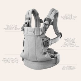 BABYBJORN - nosidełko Harmony, Woven Jasny Beż melanż