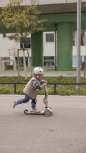SCOOTANDRIDE - Zestaw ochraniaczy dla dzieci XXS Ash SCOOTANDRIDE - Zestaw ochraniaczy dla dzieci XXS Ash