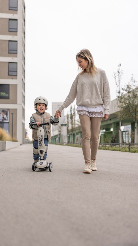 SCOOTANDRIDE - Zestaw ochraniaczy dla dzieci S Ash SCOOTANDRIDE - Zestaw ochraniaczy dla dzieci S Ash
