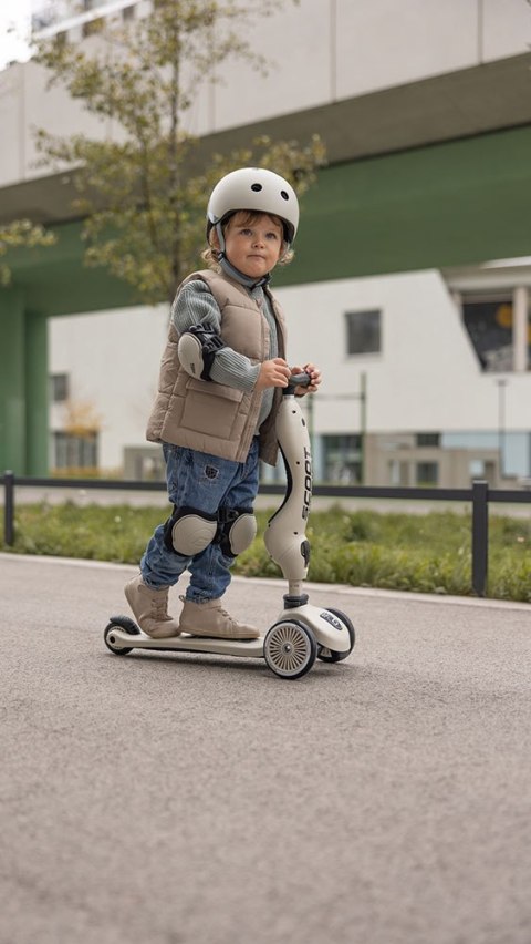 SCOOTANDRIDE - Zestaw ochraniaczy dla dzieci S Ash SCOOTANDRIDE - Zestaw ochraniaczy dla dzieci S Ash