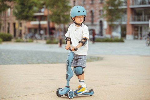 SCOOTANDRIDE - Zestaw ochraniaczy dla dzieci S Steel SCOOTANDRIDE - Zestaw ochraniaczy dla dzieci S Steel