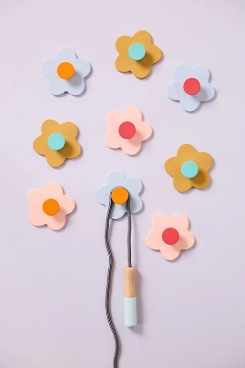 Kid's Concept - Wieszaki flower mix 3 sztuki Kid's Concept - Wieszaki flower mix 3 sztuki