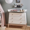 LEANDER - komoda LUNA™, biała/dębowa LEANDER - komoda LUNA™, biała/dębowa