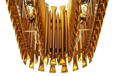 Lampa wisząca GALLIANO LONG ciemne złoto - aluminium, stal węglowa Lampa wisząca GALLIANO LONG ciemne złoto - aluminium, stal węglowa