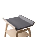 Leander - Pokrowiec na poduszkę do przewijaka Linea™, Cool grey Organic Leander - Pokrowiec na poduszkę do przewijaka Linea™, Cool grey Organic