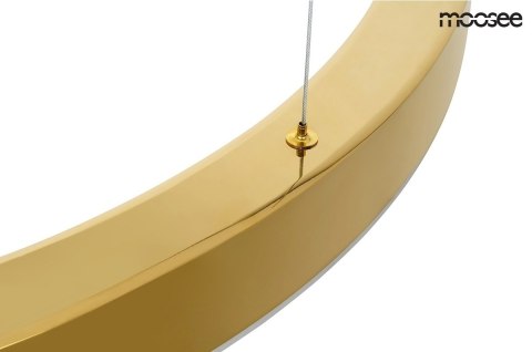 MOOSEE lampa wisząca RING LUXURY 110 złota - LED, chromowane złoto MOOSEE lampa wisząca RING LUXURY 110 złota - LED, chromowane złoto
