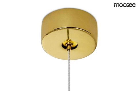 MOOSEE lampa wisząca RING LUXURY 110 złota - LED, chromowane złoto MOOSEE lampa wisząca RING LUXURY 110 złota - LED, chromowane złoto