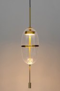 Lampa wisząca CHAPLIN 200 mosiądz - LED, szkło Lampa wisząca CHAPLIN 200 mosiądz - LED, szkło