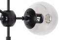 Lampa wisząca PLANETARIO 10 czarna - klosze dymione Lampa wisząca PLANETARIO 10 czarna - klosze dymione