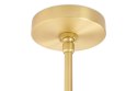 Lampa wisząca PLANETARIO 15 GOLD złota - klosze szronione Lampa wisząca PLANETARIO 15 GOLD złota - klosze szronione