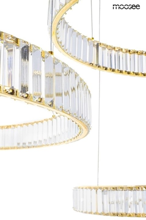 MOOSEE lampa wisząca LIBERTY 3A złota MOOSEE lampa wisząca LIBERTY 3A złota