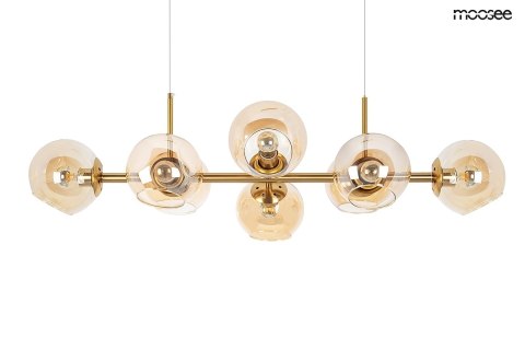 MOOSEE lampa wisząca ROMEO GOLD złota / bursztynowa MOOSEE lampa wisząca ROMEO GOLD złota / bursztynowa