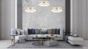 MOOSEE lampa wisząca SATURNUS 47 złota - LED, kryształ, stal szczotkowana MOOSEE lampa wisząca SATURNUS 47 złota - LED, kryształ, stal szczotkowana