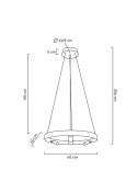 MOOSEE lampa wisząca CIRCLE SPOT 60 GOLD złota