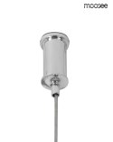 MOOSEE lampa wisząca LASSO 800 Smart srebrna