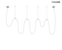 MOOSEE lampa wisząca LASSO 800 Smart srebrna