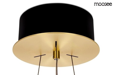 MOOSEE lampa wisząca SATURNUS 70 złota - LED, kryształ, stal szczotkowana MOOSEE lampa wisząca SATURNUS 70 złota - LED, kryształ, stal szczotkowana