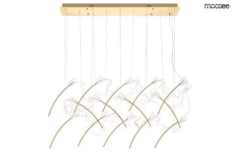 MOOSEE lampa wisząca TULIPPE 14 LINE złota MOOSEE lampa wisząca TULIPPE 14 LINE złota